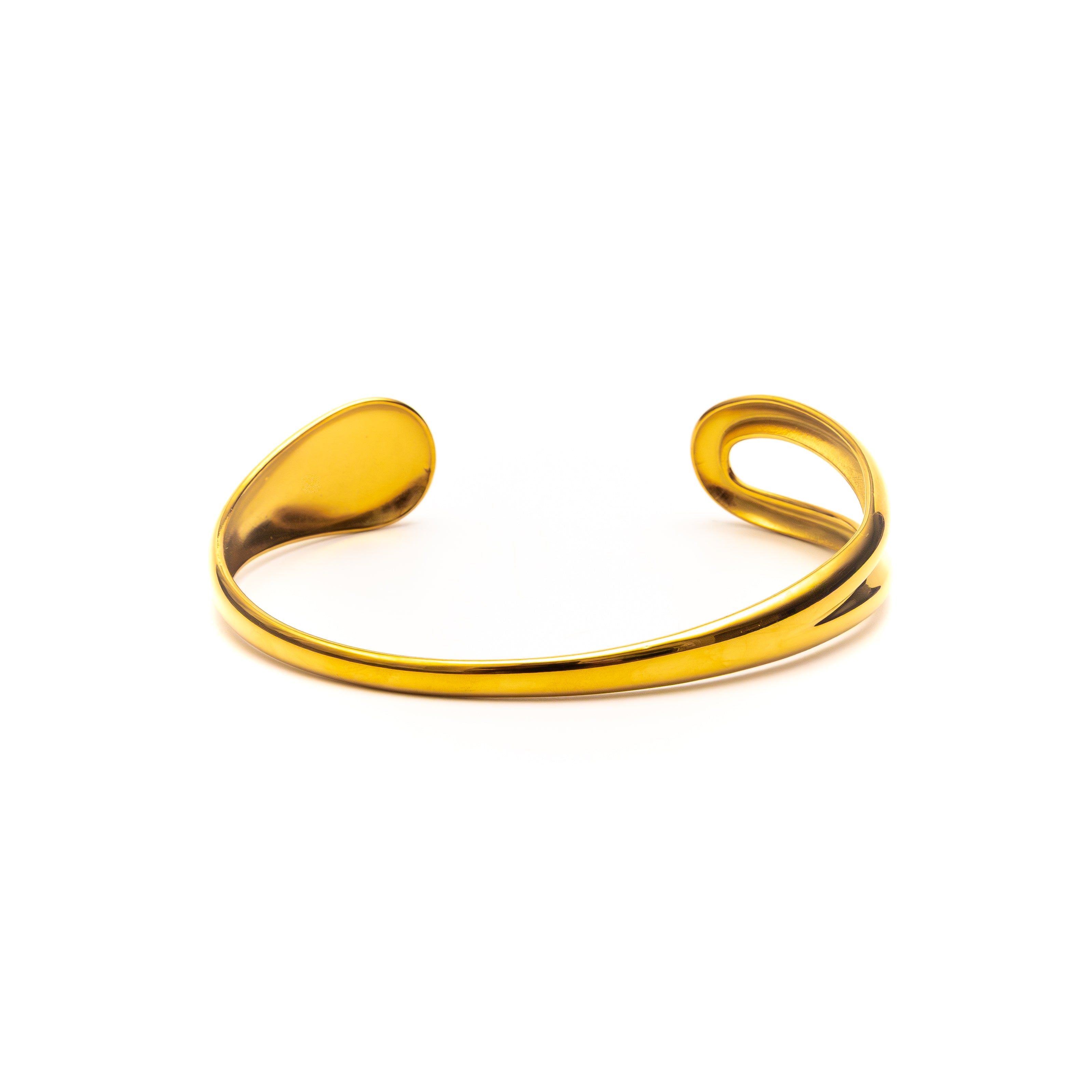 Noémie Cuff gold bracelet for women