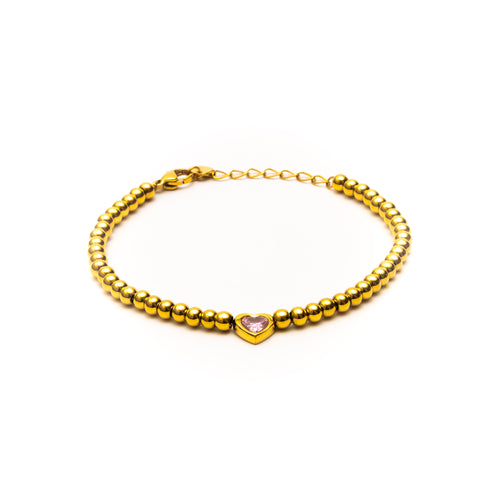 Blush Heart Bracelet gold bracelet for women