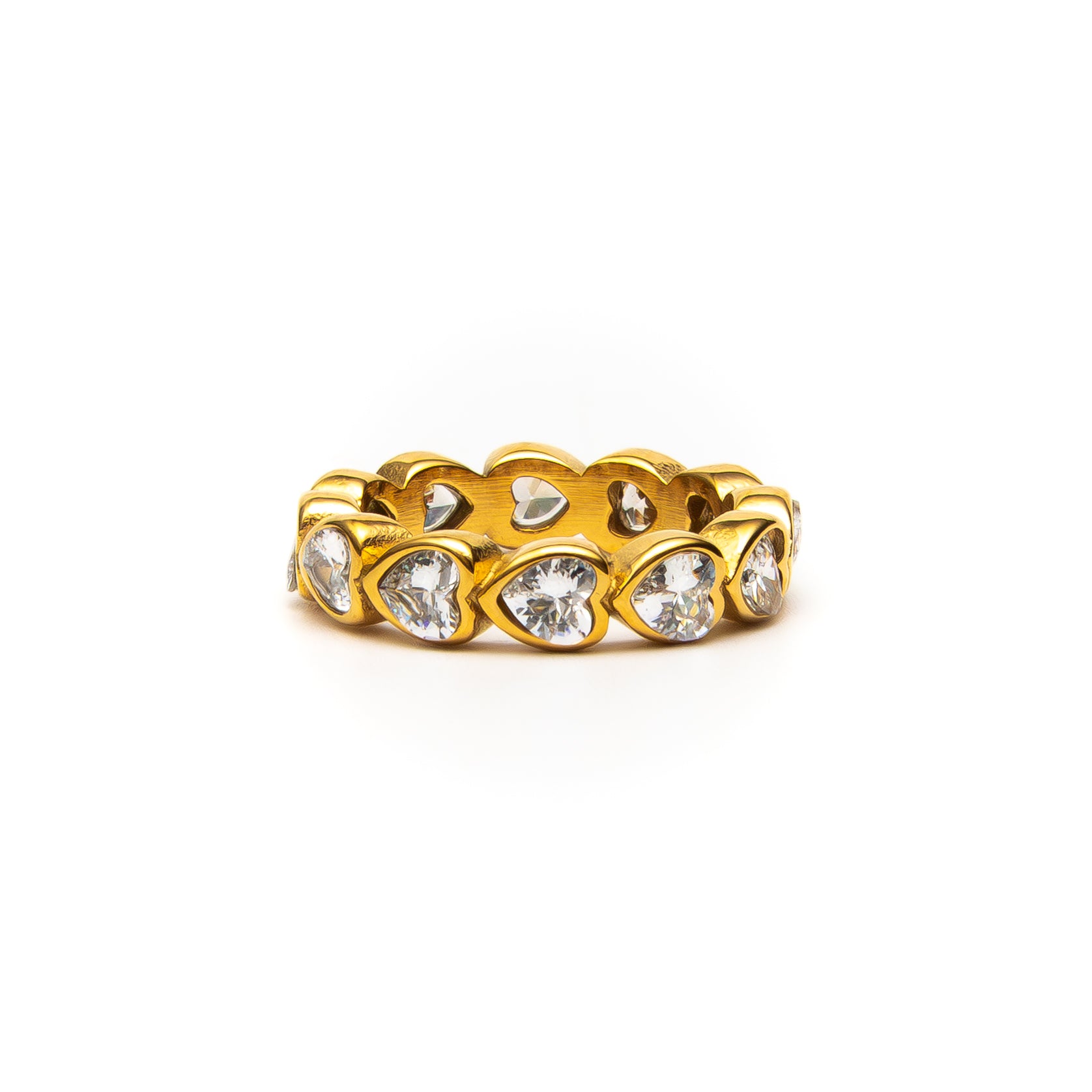 White Lovelle Ring gold ring for women
