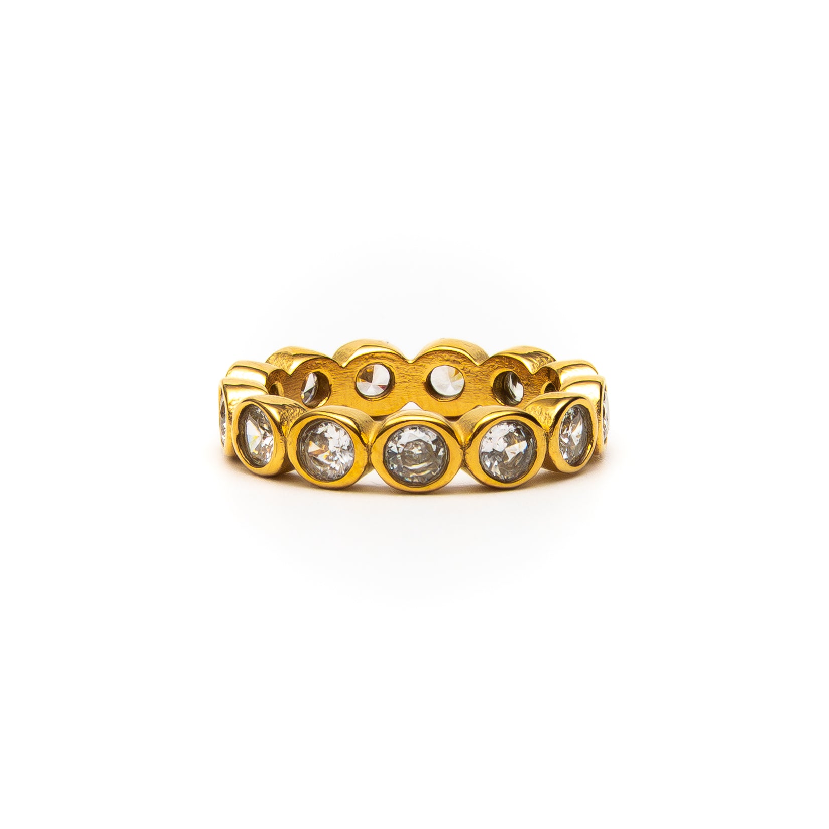 White Alora Ring gold ring for women