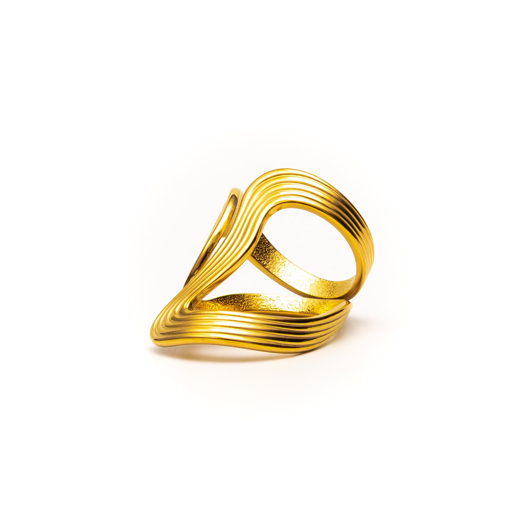 Flux Ring gold ring for women