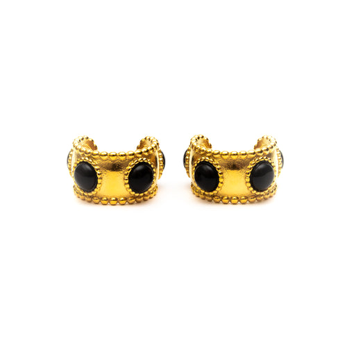 Black Bellora Earrings gold earrings for women