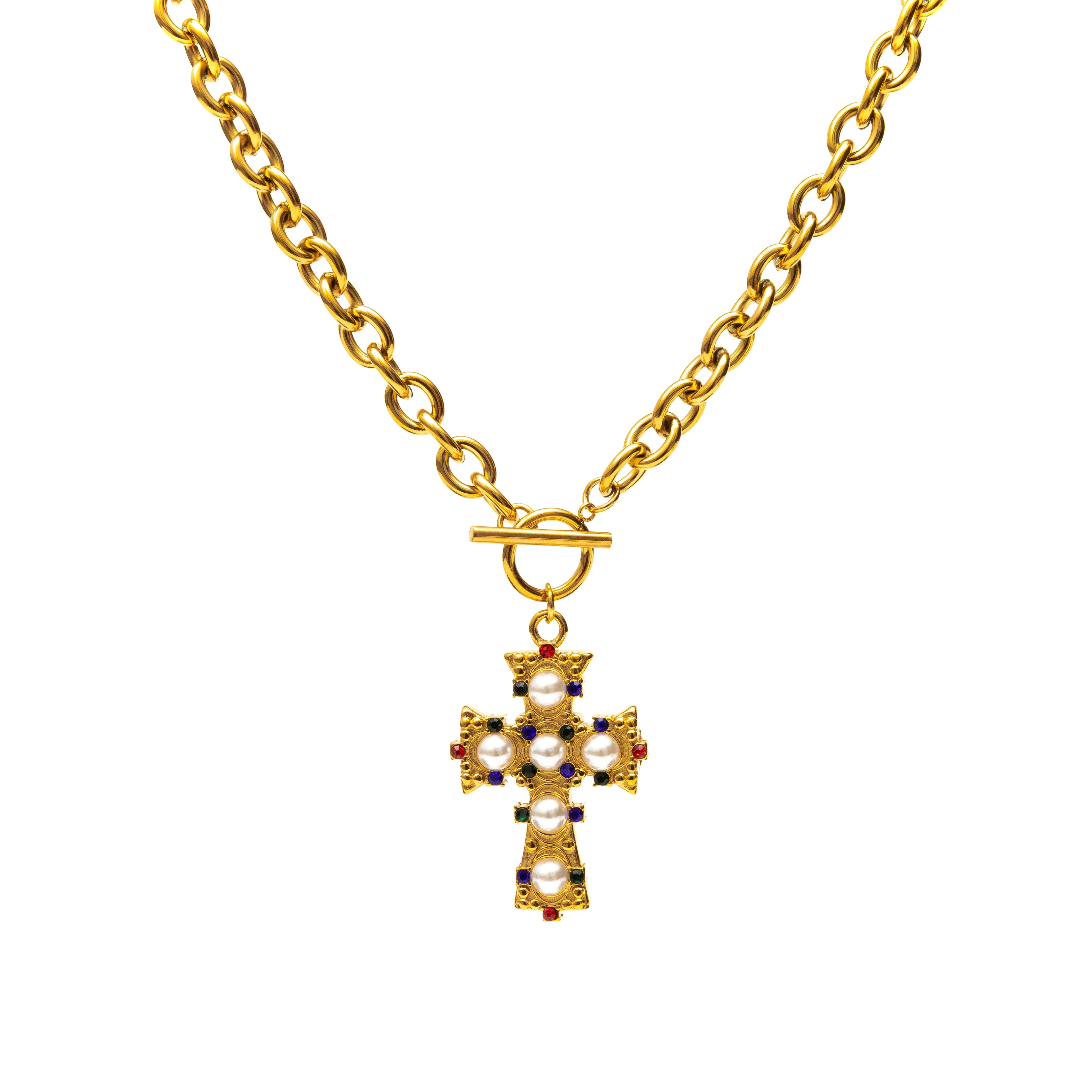 Heirloom Cross Necklace gold necklace for women