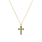 Prism Croix Necklace gold necklace for women