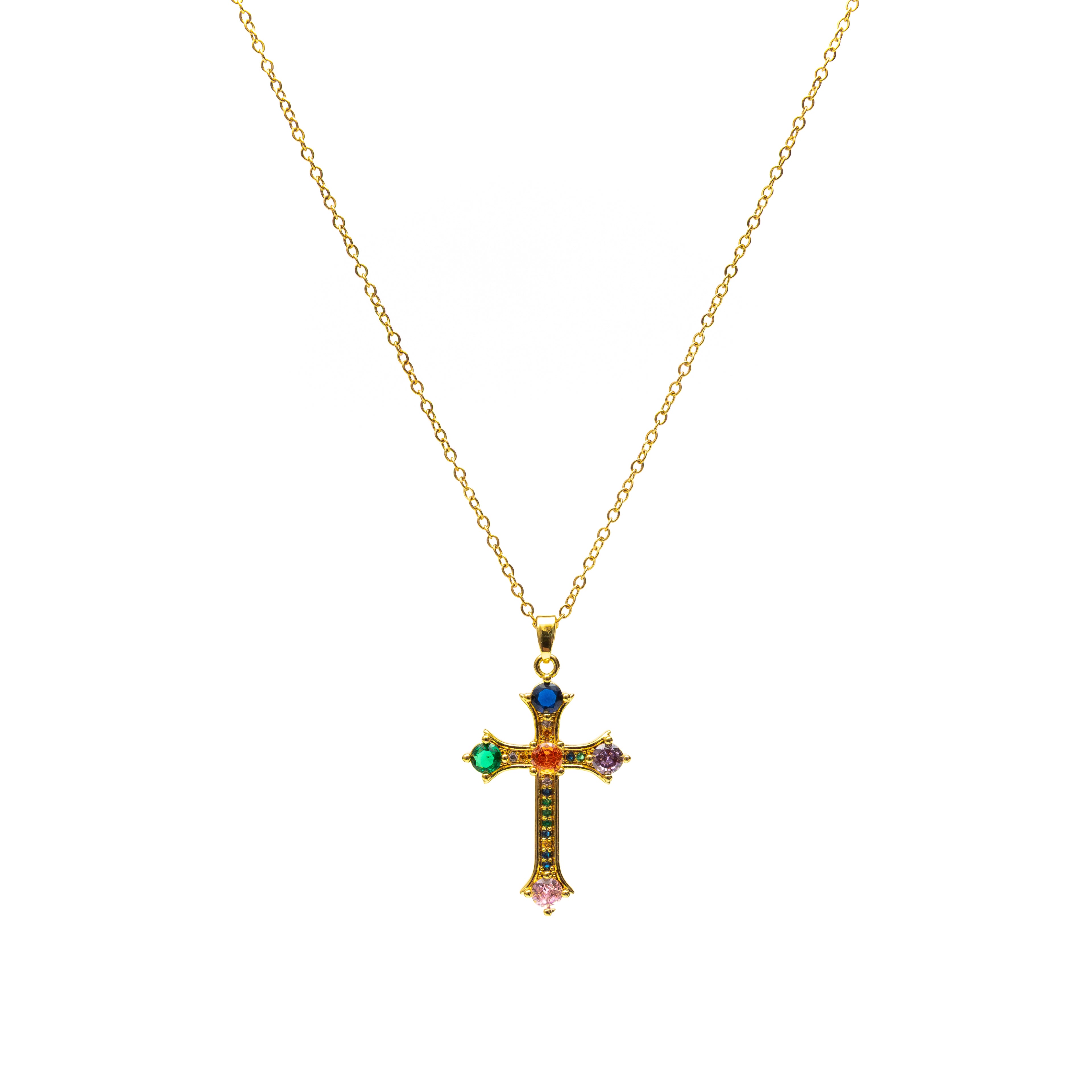 Prism Croix Necklace gold necklace for women