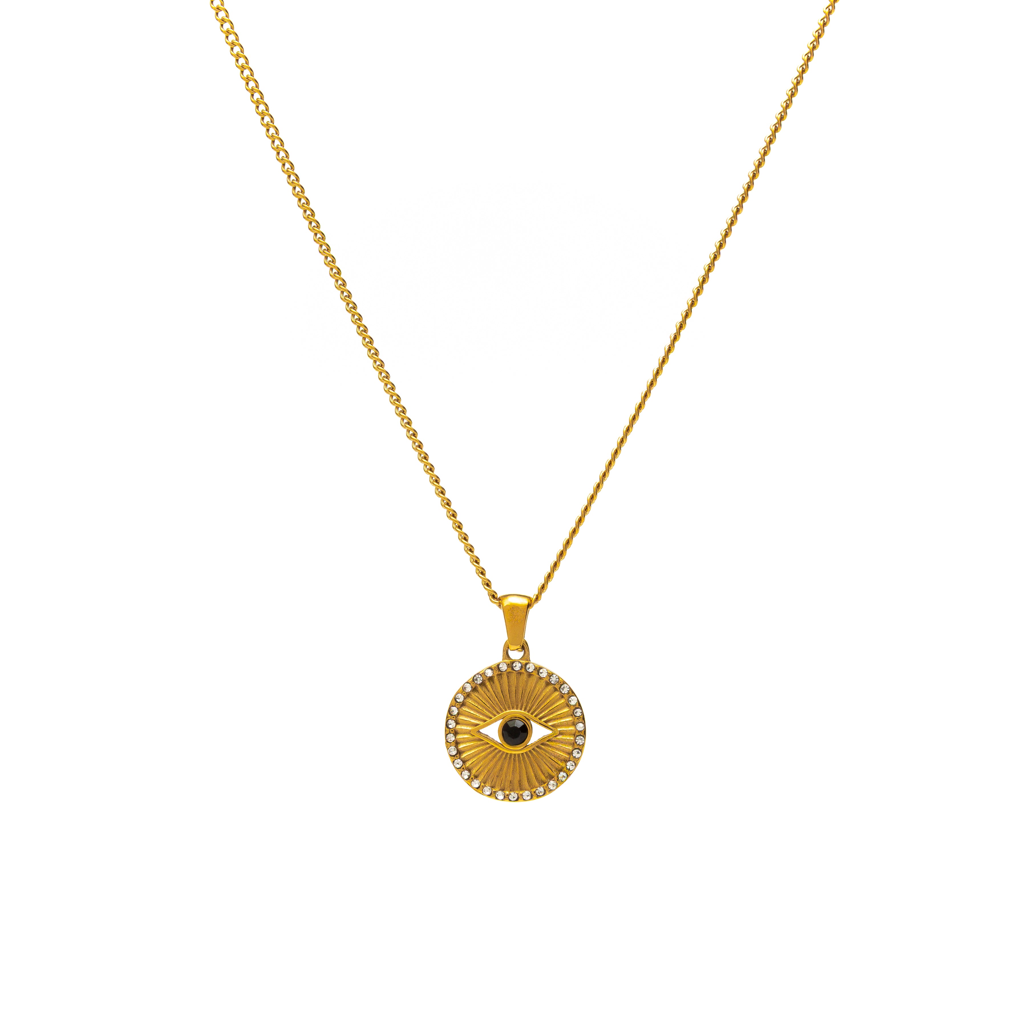 Lucia Eye Necklace gold necklace for women