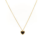 Black Heart Necklace gold necklace for women