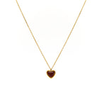 Red Heart Necklace gold necklace for women