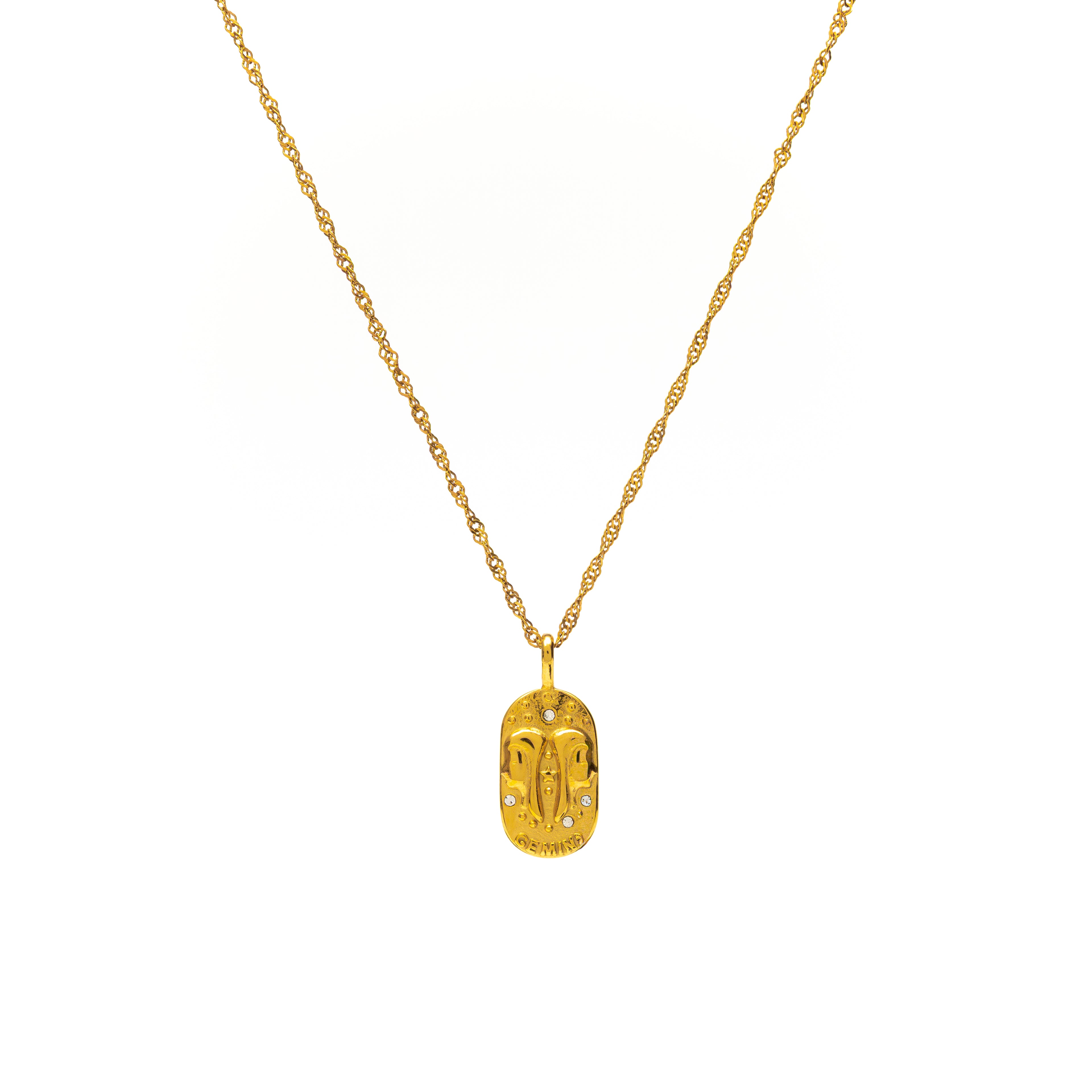 Gemini Pendant Necklace gold necklace for women