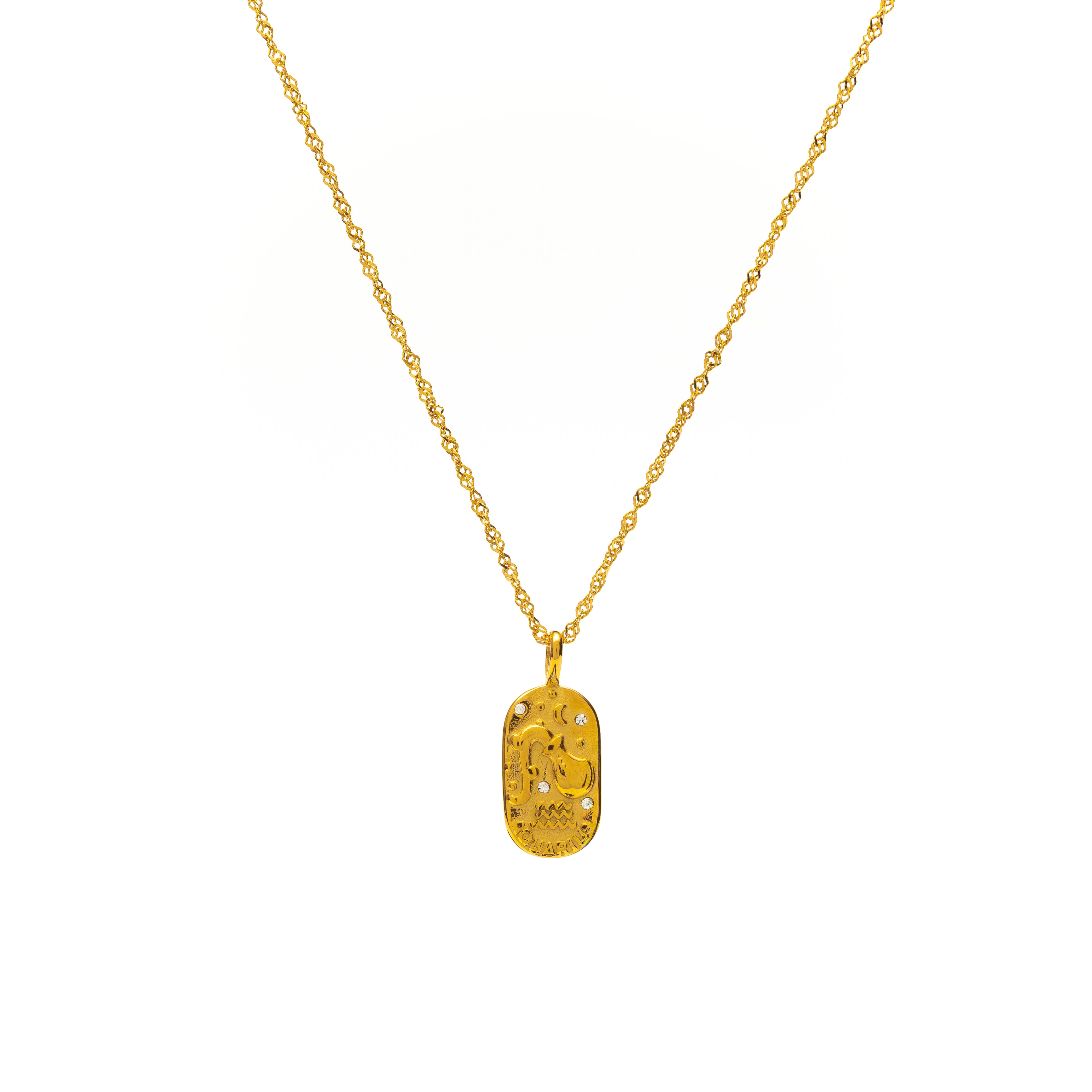 Aquarius Pendant Necklace gold necklace for women