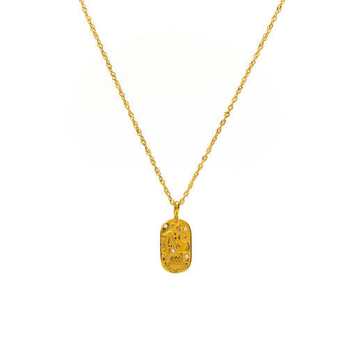 Aquarius Pendant Necklace gold necklace for women