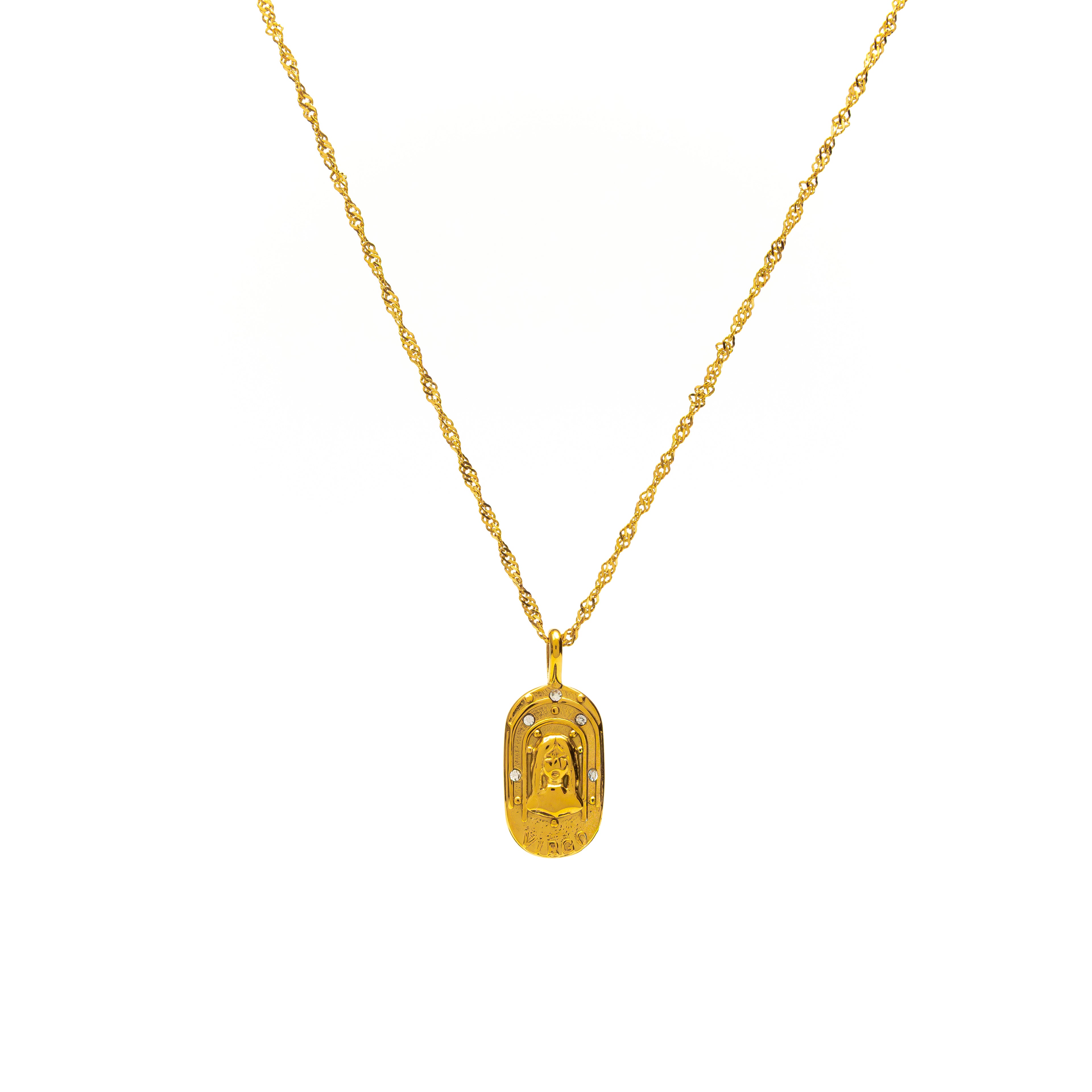 Virgo Pendant Necklace gold necklace for women