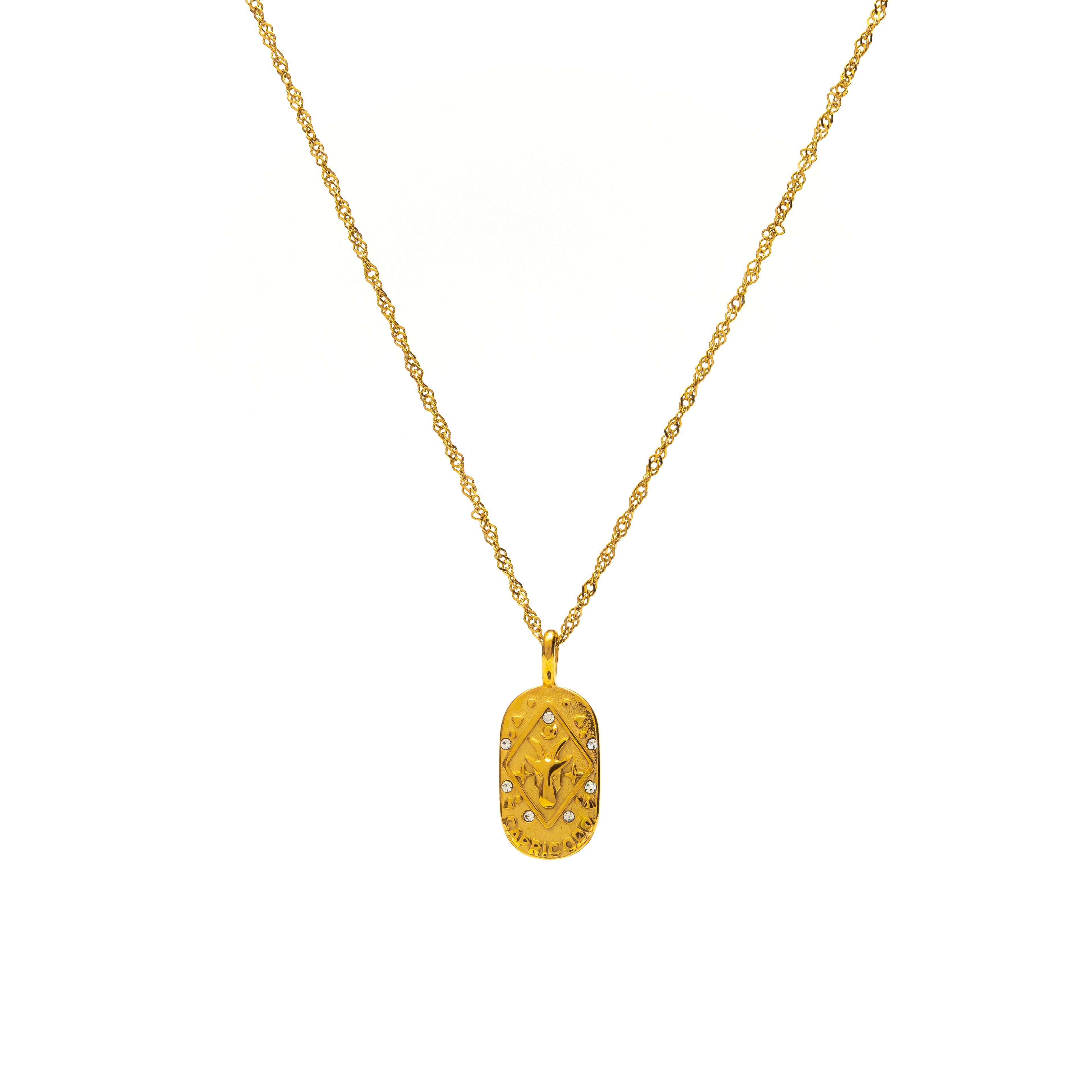 Capricorn Pendant Necklace gold necklace for women