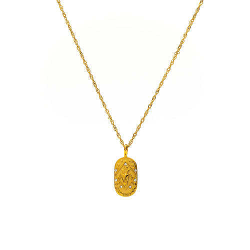 Capricorn Pendant Necklace gold necklace for women
