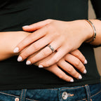 Ripple Ring gold ring for women detail view