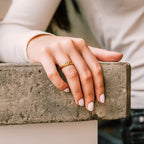 Maelis Ring gold ring for women detail view