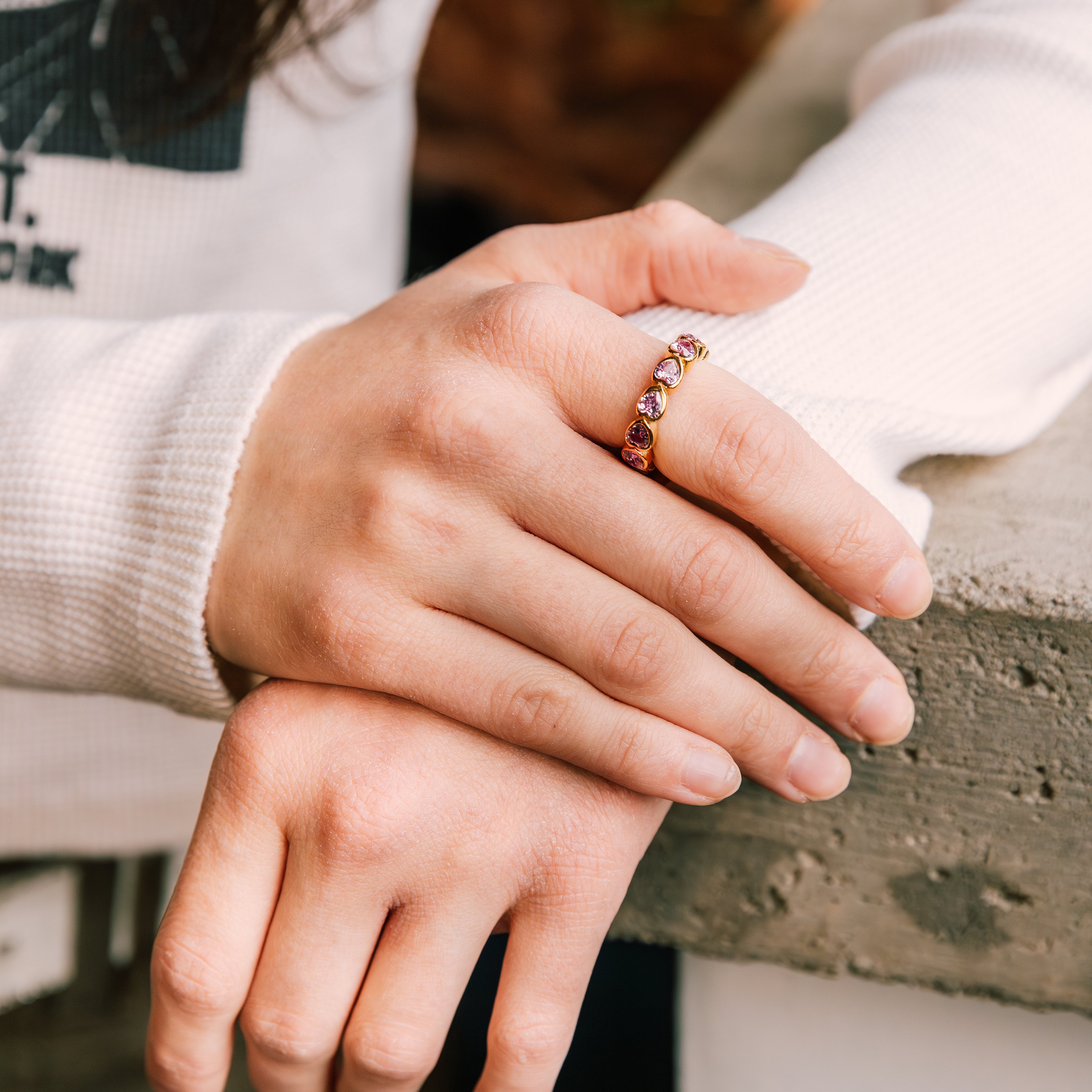 Rose Lovelle Ring gold ring for women close-up