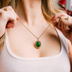 Olivier Necklace gold necklace for women close-up