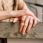 Ondine Ring gold ring for women close-up
