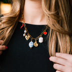 Dolce Charm Necklace gold necklace for women on white background