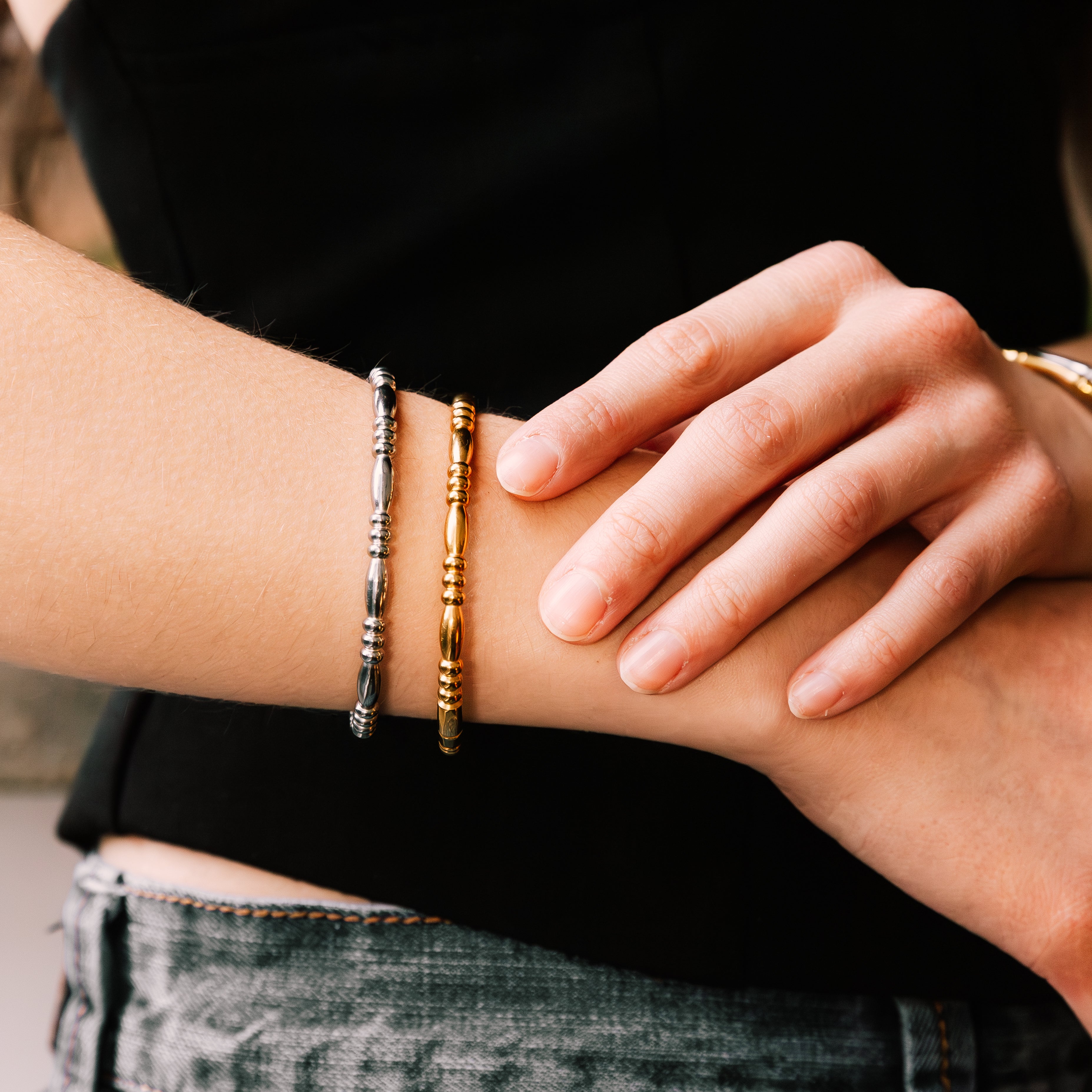 Bijou Bracelet gold bracelet for women on white background